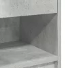 2 db betonszürke éjjeliszekrény fiókkal 39x28x41 cm