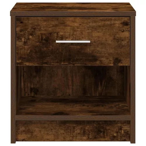 2 db füstös tölgy színű éjjeliszekrény fiókkal 39x28x41 cm