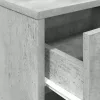 Betonszürke éjjeliszekrény fiókkal 40x34x50 cm