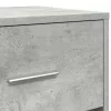 2 db betonszürke éjjeliszekrény fiókkal 40x34x50 cm