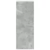 Betonszürke szerelt fa könyvespolc halmozható 30 x 30 x 80 cm