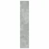 2 db betonszürke szerelt fa könyvespolcok halmozható 30x30x80cm
