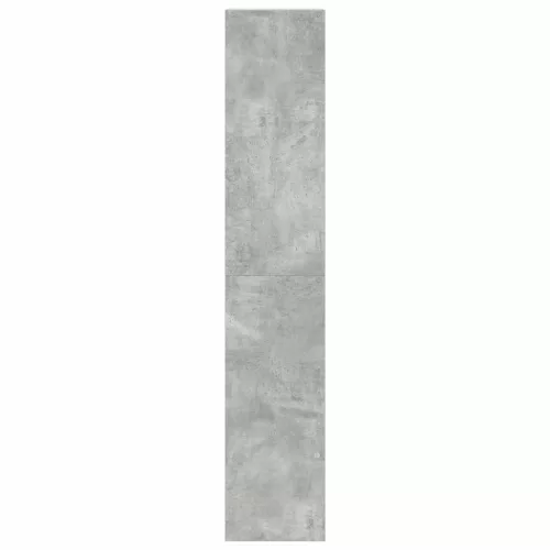 2 db betonszürke szerelt fa könyvespolcok halmozható 30x30x80cm