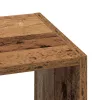 Antik fa színű szerelt fa könyvespolc halmozható 30 x 30 x 80cm
