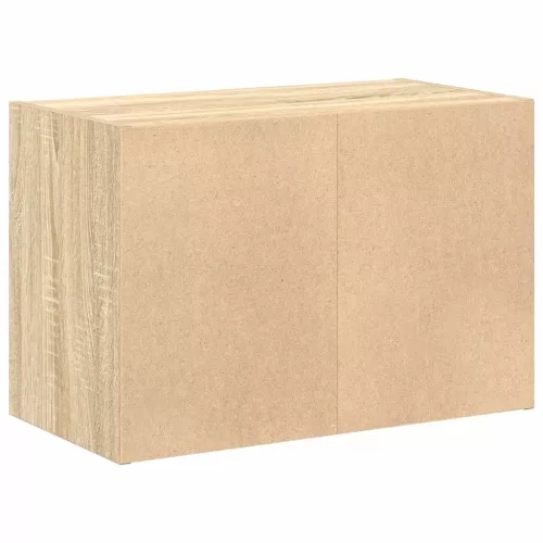 Szekrény 2 fiókkal Sonoma tölgy 60x31x40 cm gépi forgácsolt fa