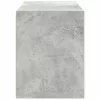 Betonszürke szerelt fa szekrény 2 fiókkal 60 x 31 x 40 cm