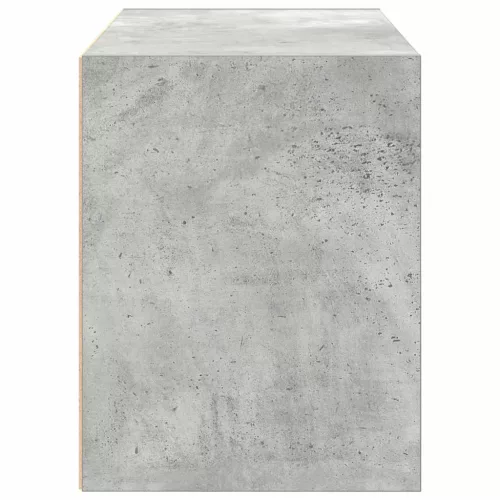 Betonszürke szerelt fa szekrény 2 fiókkal 60 x 31 x 40 cm
