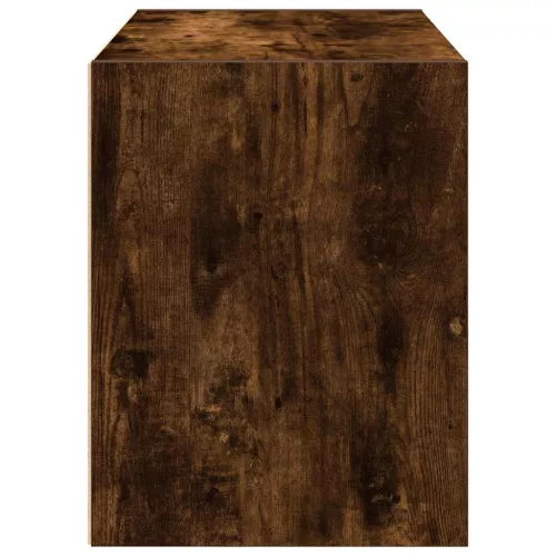 Szekrény 2 fiókkal füstölt tölgy 60x31x40 cm gépi forgácsolt fa