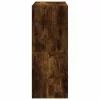 2 db füstölt tölgy szerelt fa szekrény 2 fiókkal 60 x 31 x 40cm