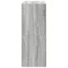 2 db szürke sonoma szerelt fa szekrény 2 fiókkal 60 x 31 x 40cm
