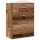 2 db antik fa szerelt fa szekrény 2 fiókkal 60 x 31 x 40 cm