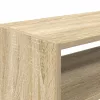 2 db sonoma tölgy cipőtartó állvány halmozható 60 x 30 x 30,5cm