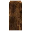 2 db füstös tölgy cipőtartó állvány halmozható 60 x 30 x 30,5cm