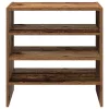 2 db antik fa színű cipőtartó állvány halmozható 60x30x30,5 cm