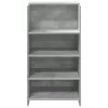 Recepciós pult betonszürke 55x50x103,5 cm szerelt fa