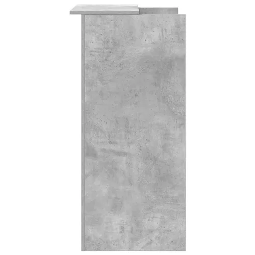 Recepciós pult betonszürke 55x50x103,5 cm szerelt fa