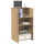 Recepciós pult kézműves tölgy 55x50x103,5 cm szerelt fa