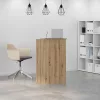 Recepciós pult kézműves tölgy 55x50x103,5 cm szerelt fa