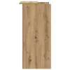 Recepciós pult kézműves tölgy 55x50x103,5 cm szerelt fa
