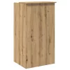 Recepciós pult kézműves tölgy 55x50x103,5 cm szerelt fa