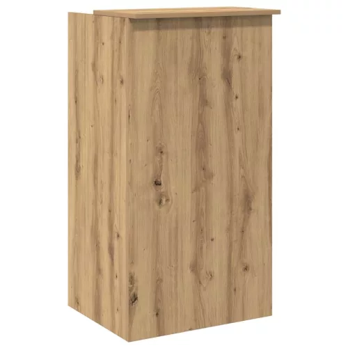 Recepciós pult kézműves tölgy 55x50x103,5 cm szerelt fa