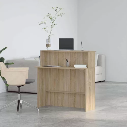 Sonoma tölgyfa recepciósasztal 100 x 50 x 103,5 cm