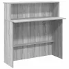 Recepciós pult szürke sonoma 100x50x103,5 cm szerelt fa