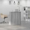 Recepciós pult szürke sonoma 100x50x103,5 cm szerelt fa