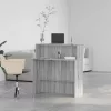 Recepciós pult szürke sonoma 100x50x103,5 cm szerelt fa