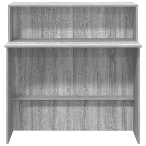 Recepciós pult szürke sonoma 100x50x103,5 cm szerelt fa