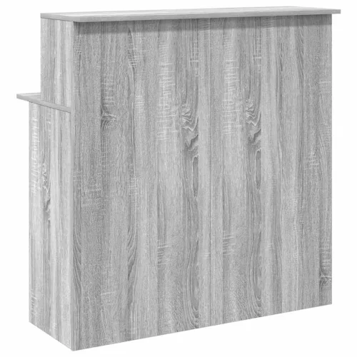 Recepciós pult szürke sonoma 100x50x103,5 cm szerelt fa