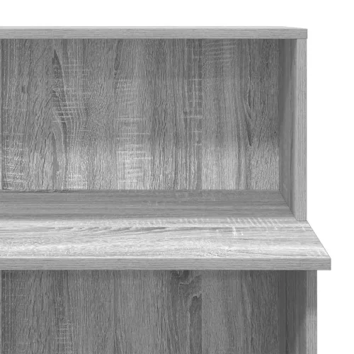 Recepciós pult szürke sonoma 100x50x103,5 cm szerelt fa
