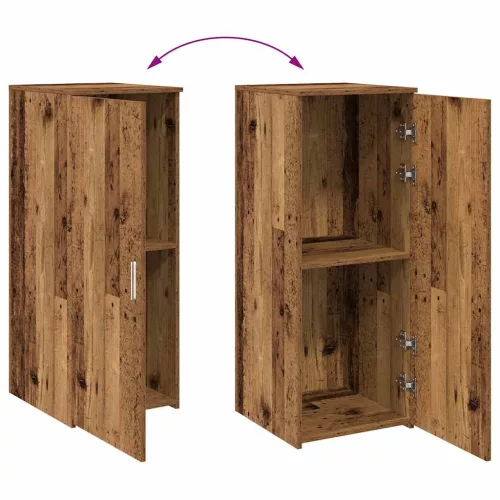 Tároló szekrény antik fa 40x45x103,5 cm szerelt fa