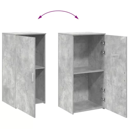Tároló szekrény betonszürke 50x45x103,5 cm szerelt fa