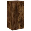 Tároló szekrény füstös tölgy 50x45x103,5 cm szerelt fa