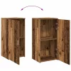 Tároló szekrény antik fa 50x45x103,5 cm szerelt fa