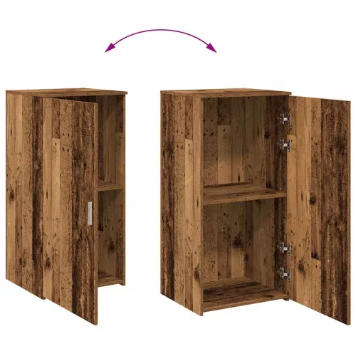 Tároló szekrény antik fa 50x45x103,5 cm szerelt fa