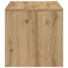 Kézműves tölgy színű szerelt fa TV-szekrény 100x40x40 cm