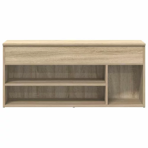 Sonoma tölgy színű szerelt fa cipőpolc 102x30,5x45 cm