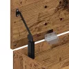 Antik fa színű szerelt fa cipőtároló pad 102x30,5x45 cm