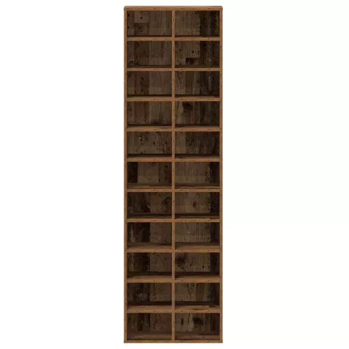 Antik fa szerelt fa cipősszekrény 54 x 34 x 183 cm