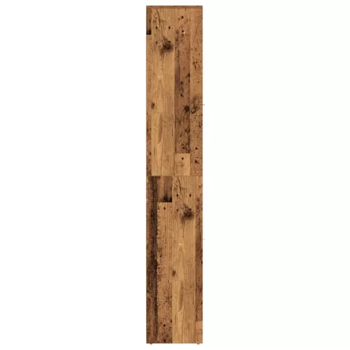 Antik fa színű szerelt fa fürdőszobaszekrény 30 x 30 x 183,5 cm