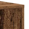 Antik fa színű szerelt fa fürdőszobaszekrény 30 x 30 x 183,5 cm