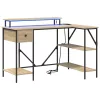 Asztal fiókkal sonoma tölgy 120 x 79 x 86.5 cm Faanyag