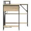 Asztal fiókkal sonoma tölgy 120 x 79 x 86.5 cm Faanyag
