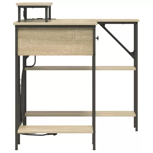 Asztal fiókkal sonoma tölgy 120 x 79 x 86.5 cm Faanyag
