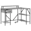 Asztal fiókkal Szürke sonoma 120 x 79 x 86.5 cm Faanyag