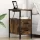 Éjjeli asztal 2 pcs Füstölt tölgy 30 x 48 x 61 cm Faanyag