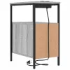 Éjjeli asztal 2 pcs Szürke sonoma 30 x 48 x 61 cm Faanyag