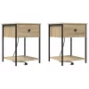 Éjjeliszekrény 2 pcs sonoma tölgy 42 x 41 x 56 cm Faanyag